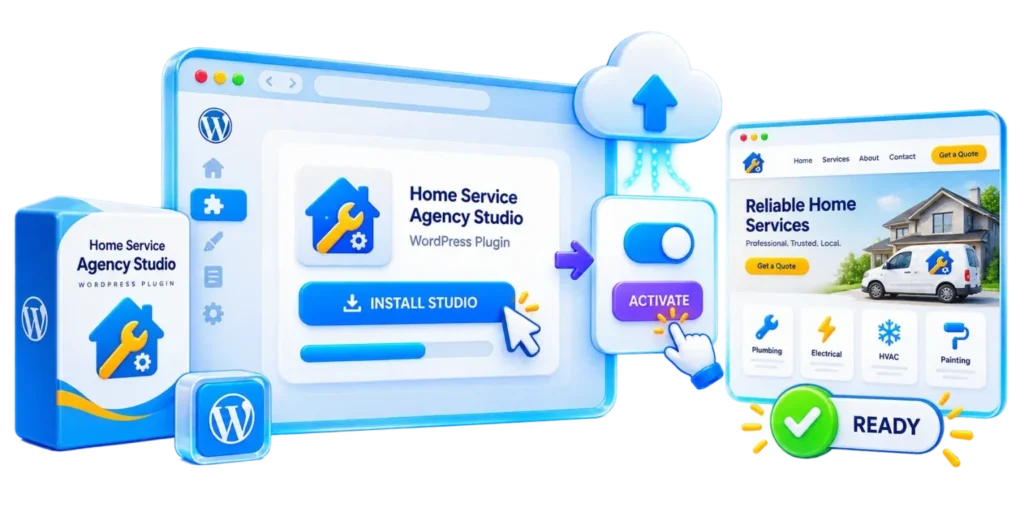 Build, Customize & Sell Websites for Home Service Businesses