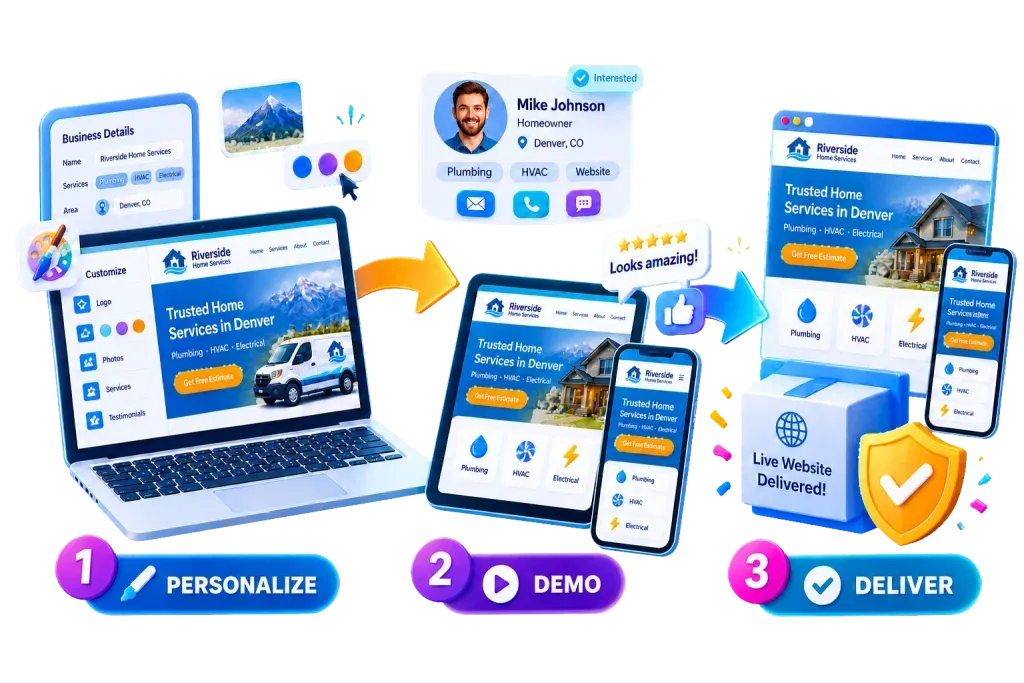 Scale Your Web Design Business With Ready-to-Use Home Service Websites